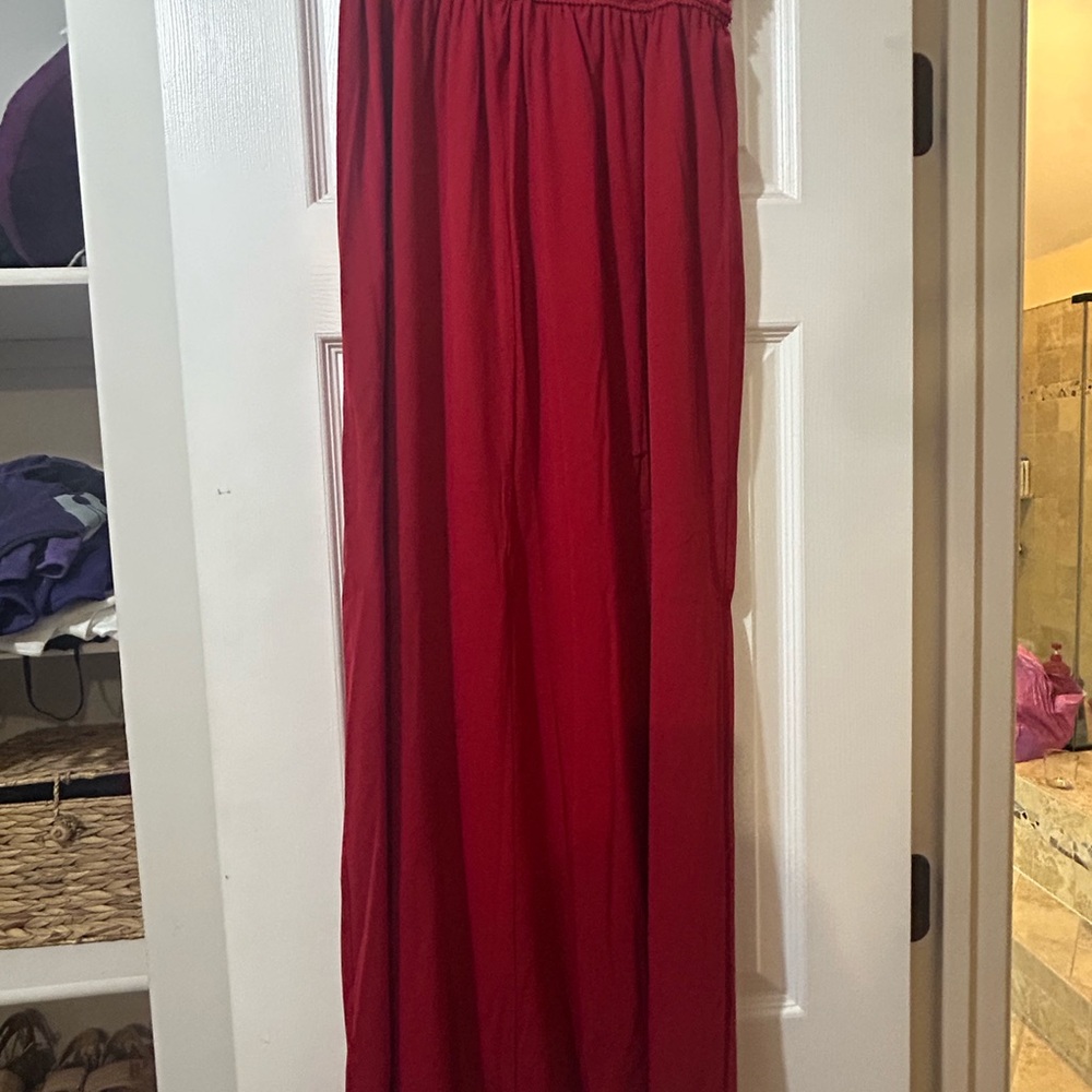 Stoosh Vibrant Red A-Line Skirt